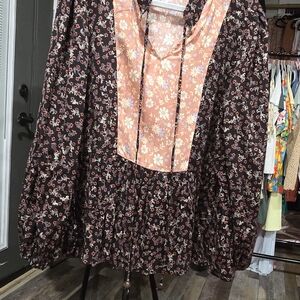 Floral Bohemian Blouse